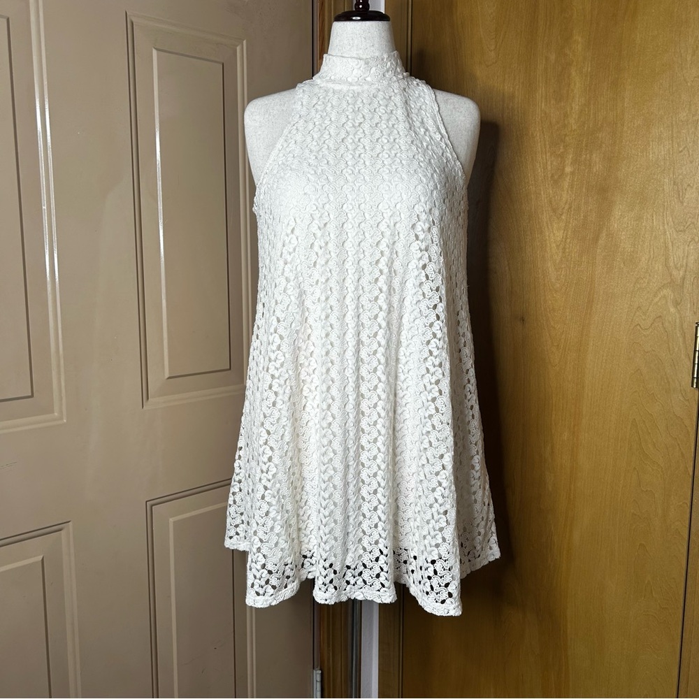 No Boundaries Cream Lace Blouse